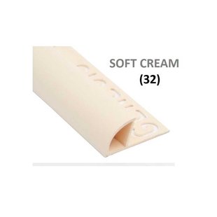 Genesis Hoekprofiel - Pvc Crème - 10x10mm 2,5m