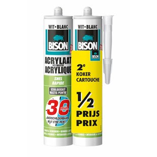 Bison Acrylaatkit 30 Minuten A2wit 300ml