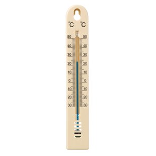 Nature Muurthermometer Beige 17cm