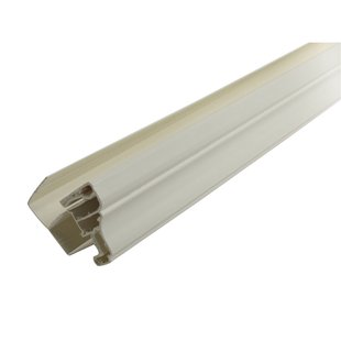 Grosfillex Profiel - Pvc Wit - 4,6x2,5mm 2,6m