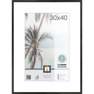 Fotolijst Kyoto Zwart 30x40cm