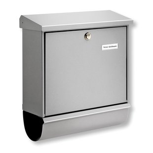 Burg Wachter Wandbrievenbus Comfort - Staal - Zilver - 38,8x43,7x15,4cm