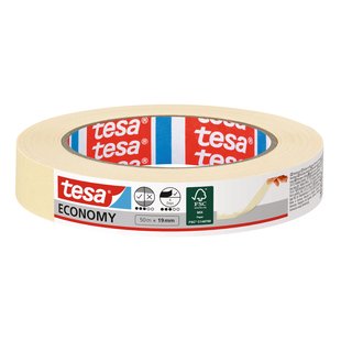 Tesa Afplaktape Economy Masking 50m19mm
