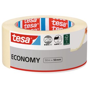 Tesa Afplaktape Economy Masking 50m50mm