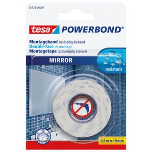 Tesa Montageband Powerbond - Wit - 1.5m X 19mm