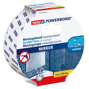 Tesa Montageband Powerbond - Wit - 5m X 38mm