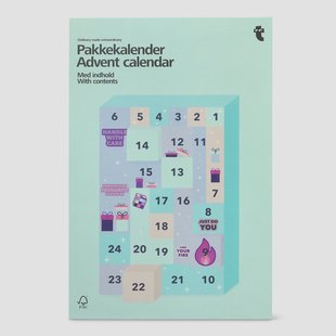 Adventskalender. Met inhoud