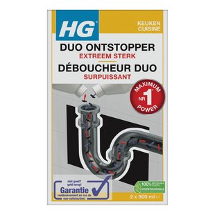 Hg Duo Ontstopper 2x500ml