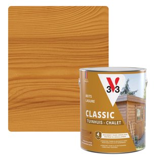 V33 Houtbeits Tuinhuis Noorse Den Zijdeglans 2,5l