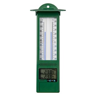 Nature Thermometer Min-max Digitaal Kunststof 9,5x2,5x24cm