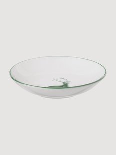 Handgemaakt soepbord Green Deer