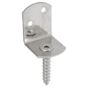 Alberts Vlechtschermsteun L-vorm + Schroef 83x32mm Rvs Per Stuk