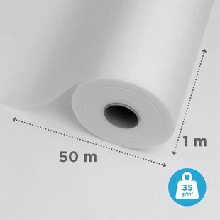 Sencys Glasvliesbehang Glad - 50 M - 35 G/m²