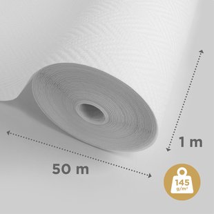 Sencys Renovatievlies Visgraat - 50 M - 145 G/m²