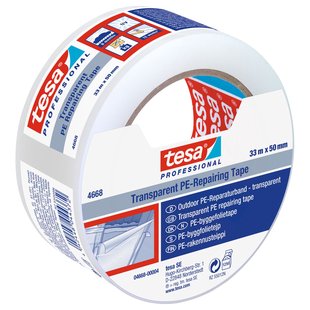 Tesa Duct Tape 4668 - Buiten - Transparant - 33m X 50mm
