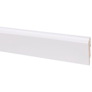 Cando Muurplint Muurplint Hoge Plint Colonial - Wit - 240cm - 19x79mm