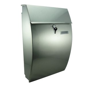 Sencys Muurbrievenbus 172 - Staal - Rvs - 32,7x48,5x15,7 Cm