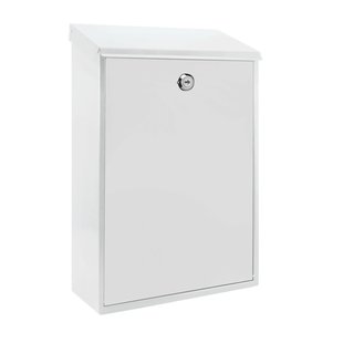 Sencys Wandbrievenbus 70 - Staal - Wit - 25x40x10cm