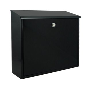 Sencys Wandbrievenbus 50 - Staal - Zwart - 36x36,5x10cm