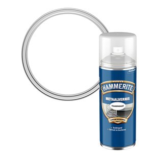 Hammerite Metaalvernis Hoogglans Transparant 400ml