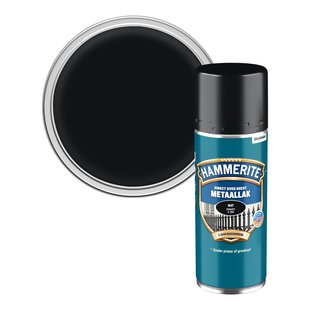 Hammerite Metaallak Spuitbus Matzwart 400ml