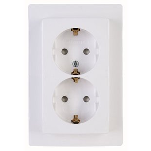 Kopp Inbouwstopcontact Paris Met Aarde (randaarde) 2-polig Wit Ip20