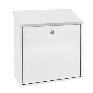 Sencys Muurbrievenbus - Staal - Wit - 36,5x41x16,5cm