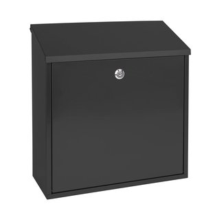 Sencys Muurbrievenbus - Staal - Zwart - 36,5x41x16,5cm