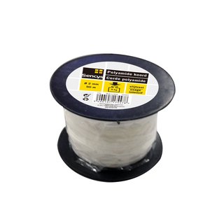 Sencys Pa Koord Gevlochten Wit 2mm 50m