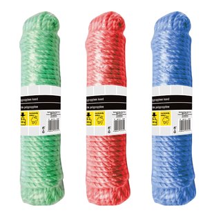 Sencys Polypropyleen Koord Gedraaid Assorti 8mm 20m
