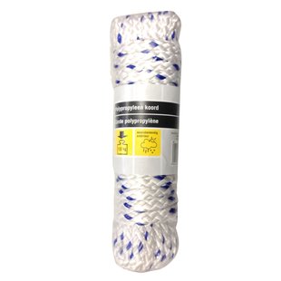 Sencys Polypropyleen Koord Gevlochten Wit 10mm 10m