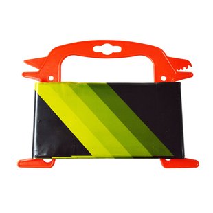 Sencys Signalisatielint - Kunststof - Geel/zwart - 50mx80mm