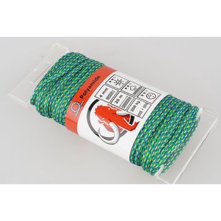 Mamutec Touw Pa Paraloc Groen-blauw-geel 4mm 20m