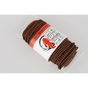 Mamutec Touw Polypropyleen Paraloc Zwart-oranje 4mm 20m