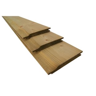 Schuttingplank Rabat - Grenen - Geïmpregneerd - 1,8x14,5x180cm - Pefc