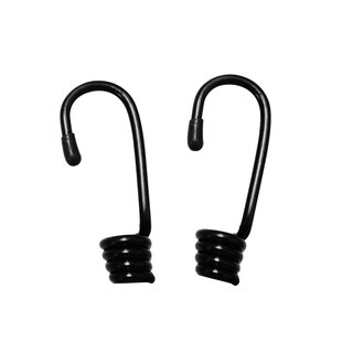 Sencys Haken Voor Elastische Koord Staal Zwart Ø6mm 2st