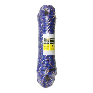 Sencys Polypropyleen Koord Gevlochten Blauw 12mm 10m