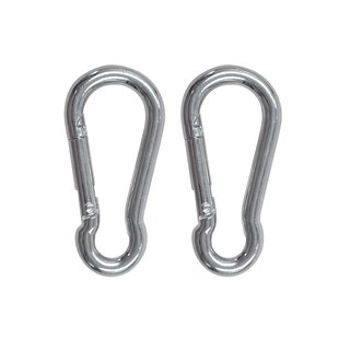 Sencys Karabijnhaak - Gegalvaniseerd - 5x50mm