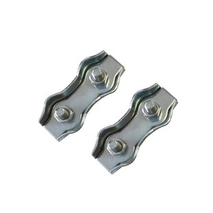 Sencys Kabelklem - Staal - Dubbel - Diam. 5mm - 2 Stuks