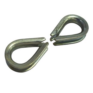 Sencys Kabelkous - Gegalvaniseerd - Diam. 6mm - 2 Stuks