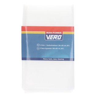 Vero Grofvuilzakken 60l 58x85cm 5 Stuks