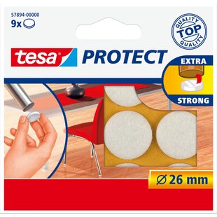 Tesa Protect Beschermvilt Wit 9 Stuks