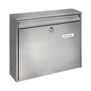 Burg-wächter Wandbrievenbus Borkum 3877 - Staal - 36,2x32,2x10 Cm