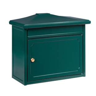 Burg-wächter Wandbrievenbus Kopenhagen 882 - Staal - Groen - 41x34,5x20,5 Cm