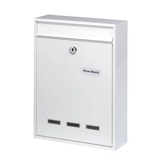 Burg-wächter Wandbrievenbus Köln 872 - Staal - Wit - 25,5x34x8,5cm