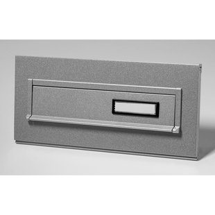 Burg Wachter Brievenbus 794 - Aluminium - Zilver - 16,5x42,5x4,6cm