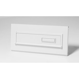 Burg Wachter Brievenbusklep 794 - Aluminium - Wit - 16,5x42,5x4,6cm