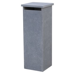 Staande Brievenbus Palma - Natuursteen - Blauwe Hardsteen - 32x98x32cm