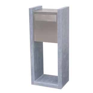 Staande Brievenbus Madrid - Natuursteen - Blauwe Hardsteen - 40x100x32cm