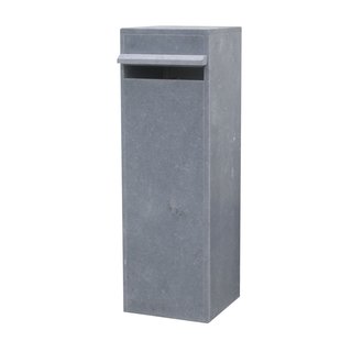 Brievenbus Valencia - Natuursteen - Blauwe Hardsteen - 32x98x32cm